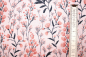 Preview: Designerbaumwollstoff Field of Dreams pink (10 cm)